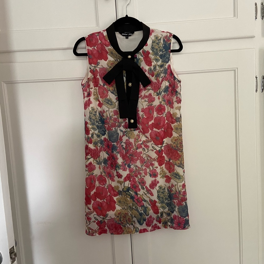 Floral Print Button Up Dress